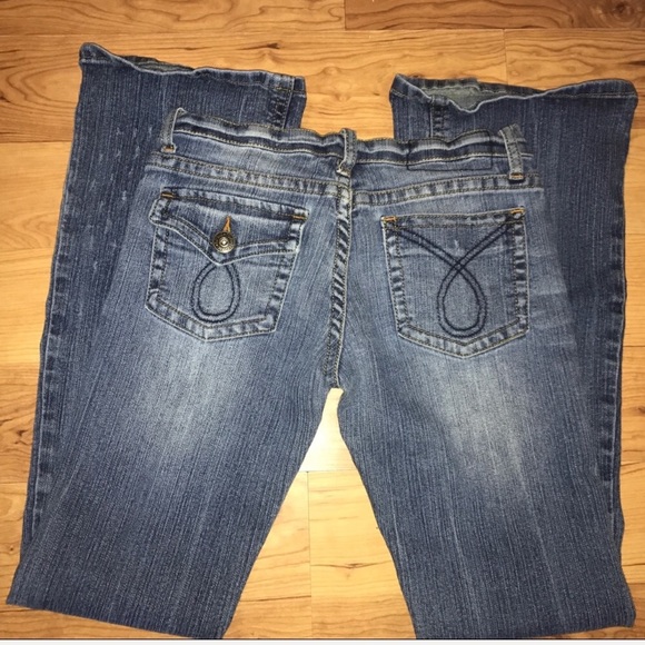 Toxic Distressed Boot Cut Jeans Medium Wash size 3 - Picture 4 of 7